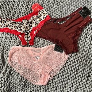 Set of 3 NWT splendies underwear size L